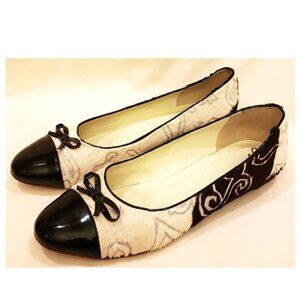 ZEFERINO Brazil Comfort Flat Shoes Sz-EU-39/US~9 Multicolor Leather/Pony Hair